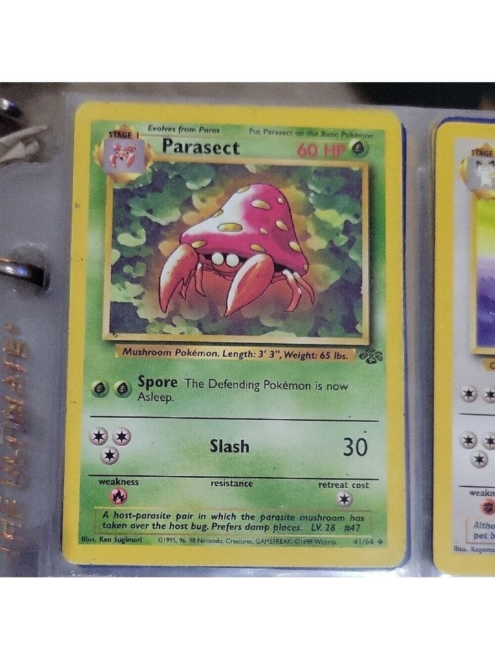 Pokemon Card Parasect - Picture 1 of 1